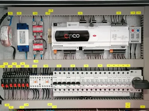 Щит автоматики вентиляційної установки Clima Gold із контролером CAREL c.pCO